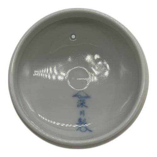 深川製磁 (フカガワセイジ) 茶器揃 胡蝶蘭