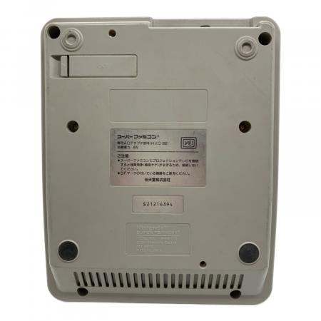 【中古品】Nintendo スーパーファミコン　SHVC-001 Nintendo (ニンテンドー) スーパーファミコン SHVC-001｜トレファクONLINE