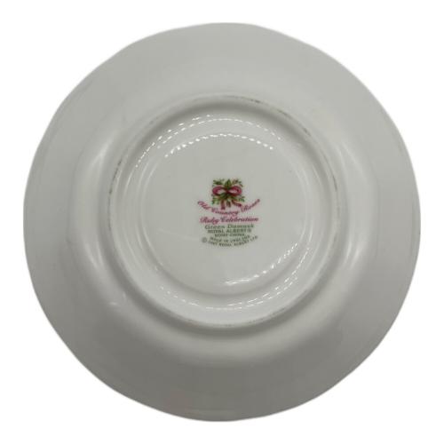 ROYAL ALBERT (ロイヤルアルバート) カップ&ソーサー ルビーセレブレーション グリーンダマスク オールドカントリーローズ