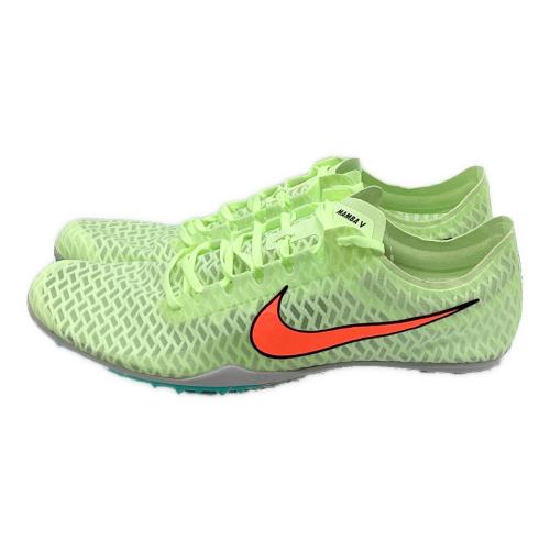 NIKE (ナイキ) Zoom Mamba 5 'Barely Volt Hyper Orange' 陸上用スパイクシューズ AJ1697-700 SIZE 27.5cm