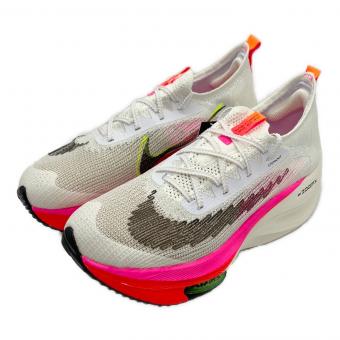 NIKE (ナイキ) ランニングシューズ DJ5455-100 AIR ZOOM ALPHAFLY NEXT % メンズ SIZE 27cm ホワイト
