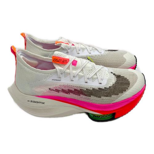 NIKE (ナイキ) ランニングシューズ DJ5455-100 AIR ZOOM ALPHAFLY NEXT % メンズ SIZE 27cm ホワイト