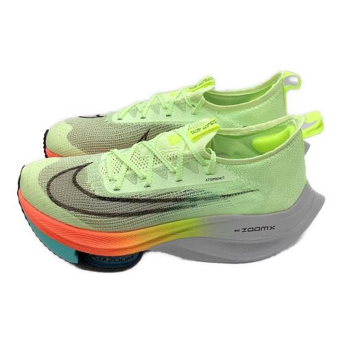 NIKE (ナイキ) ランニングシューズ CI9925-700 Air Zoom Alphafly Next% "Barely Volt/Hyper Orange/Volt/Black" メンズ SIZE 27.5cm 黄緑