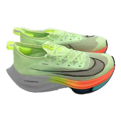 NIKE (ナイキ) ランニングシューズ CI9925-700 Air Zoom Alphafly Next% "Barely Volt/Hyper Orange/Volt/Black" メンズ SIZE 27.5cm 黄緑
