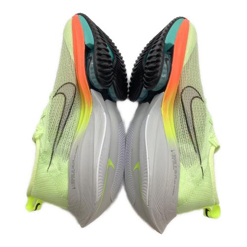 NIKE (ナイキ) ランニングシューズ CI9925-700 Air Zoom Alphafly Next% "Barely Volt/Hyper Orange/Volt/Black" メンズ SIZE 27.5cm 黄緑