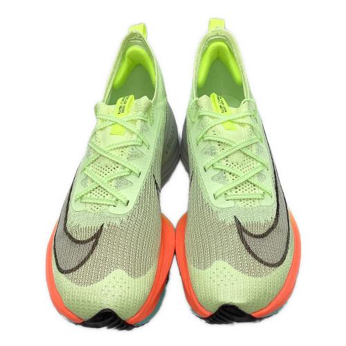 NIKE (ナイキ) ランニングシューズ CI9925-700 Air Zoom Alphafly Next% "Barely Volt/Hyper Orange/Volt/Black" メンズ SIZE 27.5cm 黄緑