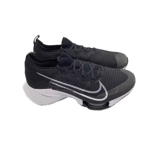 NIKE ランニングシューズ CI9923-005 Air Zoom Tempo Next% Flyknit "Black/White/Anthracite" メンズ SIZE 27cm ブラック