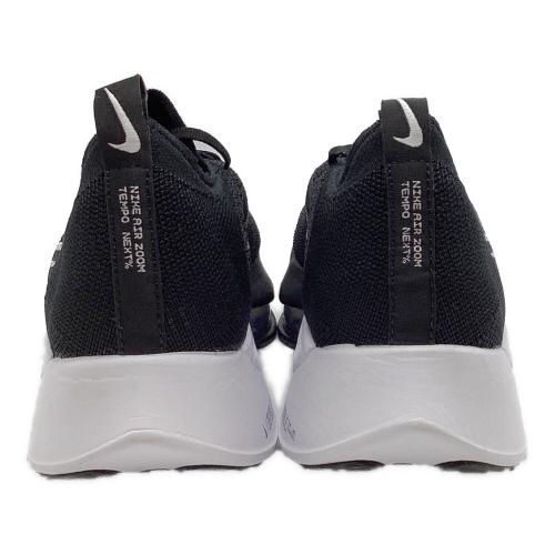 NIKE ランニングシューズ CI9923-005 Air Zoom Tempo Next% Flyknit "Black/White/Anthracite" メンズ SIZE 27cm ブラック