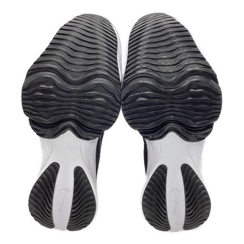 NIKE ランニングシューズ CI9923-005 Air Zoom Tempo Next% Flyknit "Black/White/Anthracite" メンズ SIZE 27cm ブラック