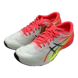 asics ランニングシューズ 1013A098 メンズ SIZE 27cm ホワイト×ピンク
