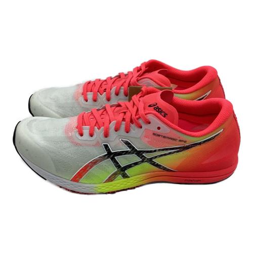 asics ランニングシューズ 1013A098 メンズ SIZE 27cm ホワイト×ピンク