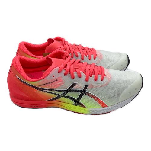 asics ランニングシューズ 1013A098 メンズ SIZE 27cm ホワイト×ピンク