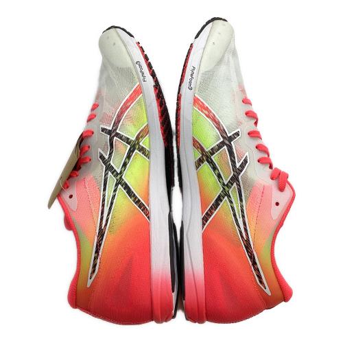 asics ランニングシューズ 1013A098 メンズ SIZE 27cm ホワイト×ピンク