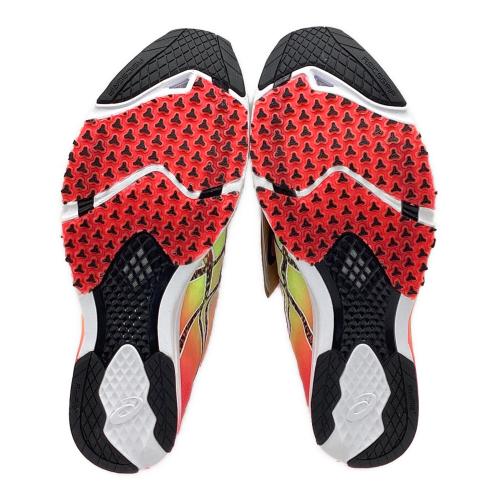 asics ランニングシューズ 1013A098 メンズ SIZE 27cm ホワイト×ピンク