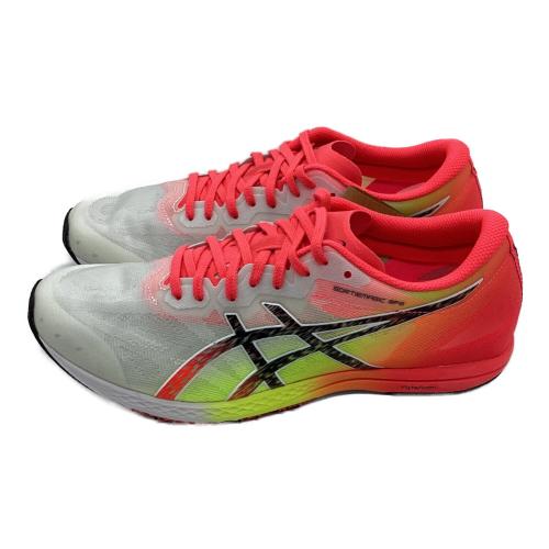asics ランニングシューズ 1013A098 メンズ SIZE 27.5cm ホワイト×ピンク