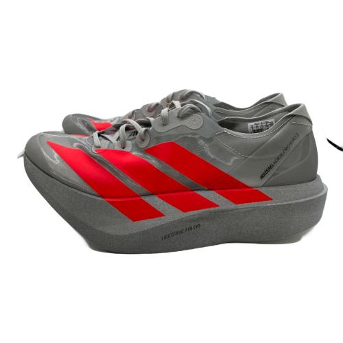 adidas (アディダス) ランニングシューズ JR7259 Adizero Adios Pro Evo 2 メンズ SIZE 26cm シルバー×レッド