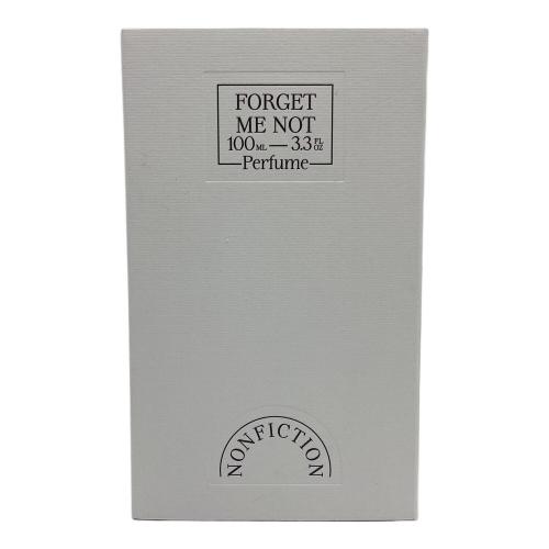 NONFICTION (ノンフィクション) オードパルファム 100ml 残量80%-99% フォーゲットミーノット