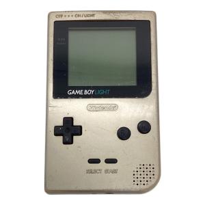 Nintendo (ニンテンドー) GAMEBOY LIGHT MGB-101 キズ有・シール跡有・電池カバー無