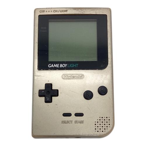 Nintendo (ニンテンドー) GAMEBOY LIGHT MGB-101 キズ有・シール跡有・電池カバー無