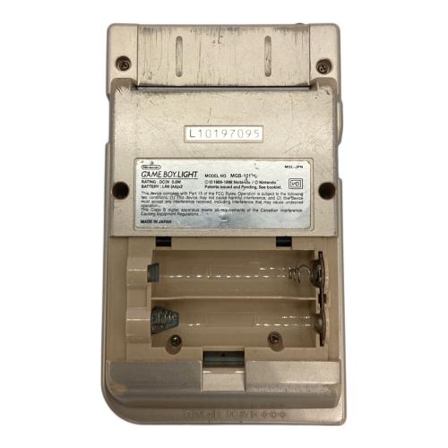 Nintendo (ニンテンドー) GAMEBOY LIGHT MGB-101 キズ有・シール跡有・電池カバー無