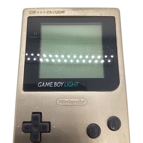 Nintendo (ニンテンドー) GAMEBOY LIGHT MGB-101 キズ有・シール跡有・電池カバー無