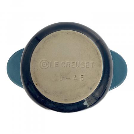 LE CREUSET (ルクルーゼ) 両手鍋 マリンブルー ココット・エブリィ