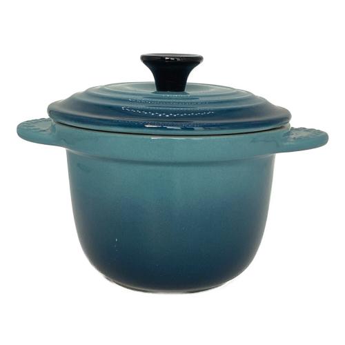 LE CREUSET (ルクルーゼ) 両手鍋 マリンブルー ココット・エブリィ
