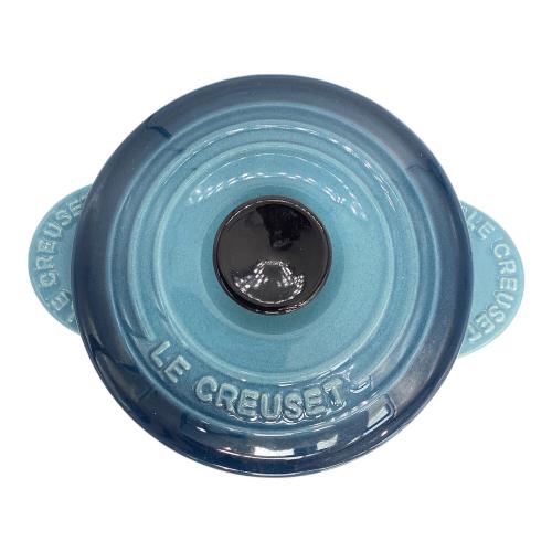 LE CREUSET (ルクルーゼ) 両手鍋 マリンブルー ココット・エブリィ