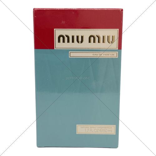 MIU MIU (ミュウミュウ) オードパルファム Eau de Parfum50ML 50ml