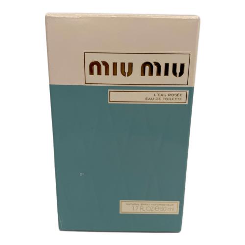 MIU MIU (ミュウミュウ) オードパルファム 50ml 残量80%-99% ローロゼ