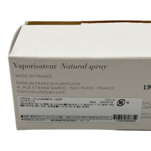 Baccarat (バカラ) オードパルファム 35ml 残量50%-80% Rouge540