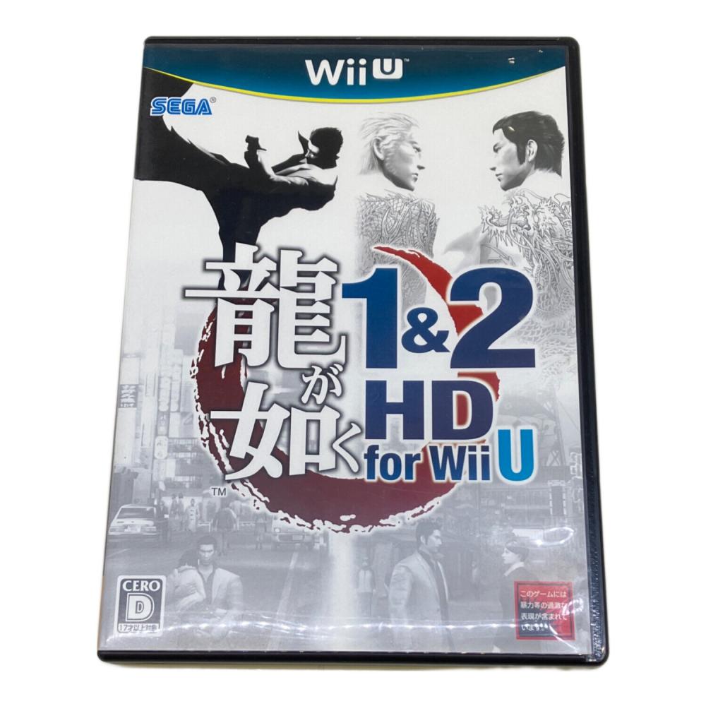 龍が如く1＆2 Wii U用ソフト CERO D (17歳以上対象)｜トレファクONLINE