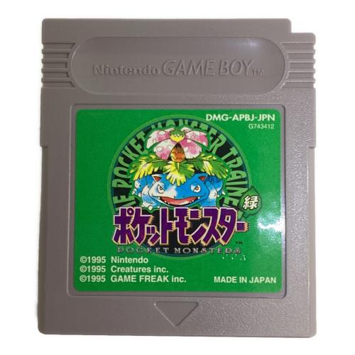 Nintendo (ニンテンドウ) ポケットモンスター緑 ゲームボーイ用ソフト -