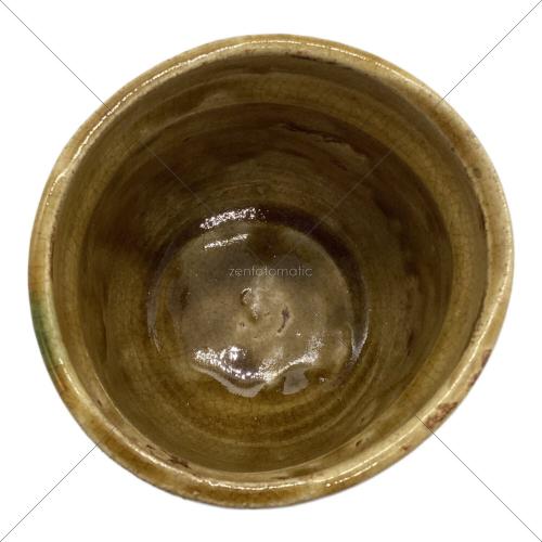 加藤実 黄瀬戸筒茶盆