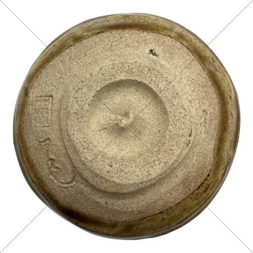 加藤実 黄瀬戸筒茶盆