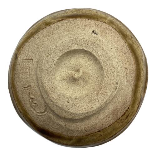 東窯 加実作 黄瀬戸筒茶盌 抹茶椀