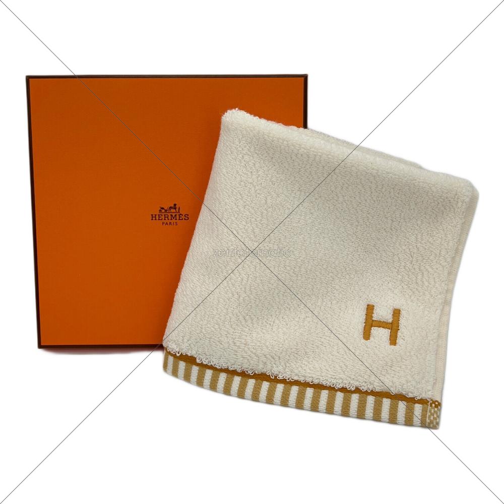 HERMES (エルメス) タオルハンカチ ホワイト｜トレファクONLINE