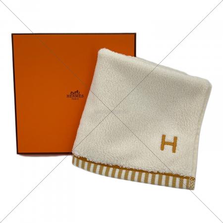 HERMES (エルメス) タオルハンカチ ホワイト｜トレファクONLINE