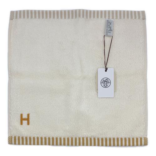 HERMES (エルメス) タオルハンカチ ホワイト