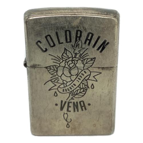 ZIPPO (ジッポ) オイルライター 2015年製 coldrain VENA Flower シリアルナンバー11 ヴィンテージ加工