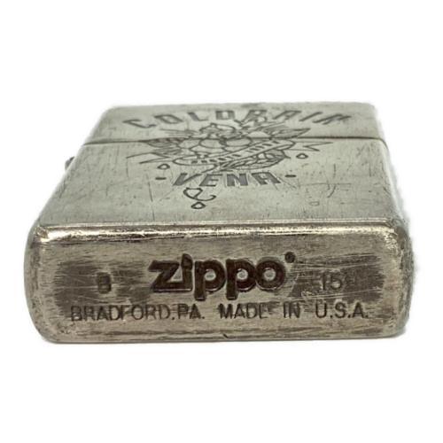 ZIPPO (ジッポ) オイルライター 2015年製 coldrain VENA Flower シリアルナンバー11 ヴィンテージ加工