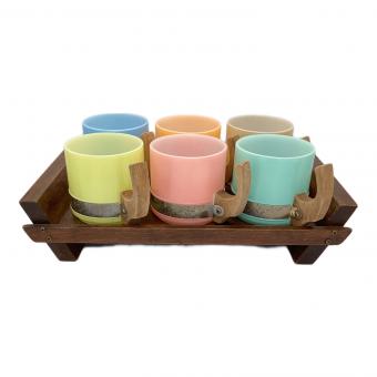 Siesta ware (シエスタウェア) ヴィンテージスタッキングカップセット 台座付 1950年～1960年代