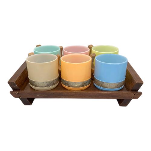 Siesta ware (シエスタウェア) ヴィンテージスタッキングカップセット 台座付 1950年～1960年代