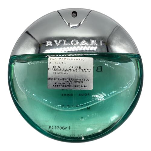BVLGARI (ブルガリ) オードトワレ 50ml 残量80%-99% ブルガリ アクア プールオムマリン