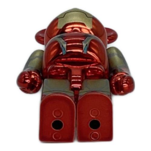 BEAR BRICK (ベアブリック) BE@RBRICK IRON MAN MARK85 CHROME Ver. 100％ & 400％ フィギュア キズ有