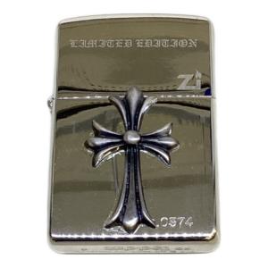 ZIPPO (ジッポ) オイルライター 2002年製 クロスモチーフ