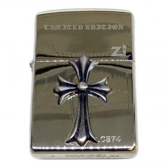 ZIPPO (ジッポ) オイルライター 2002年製 クロスモチーフ