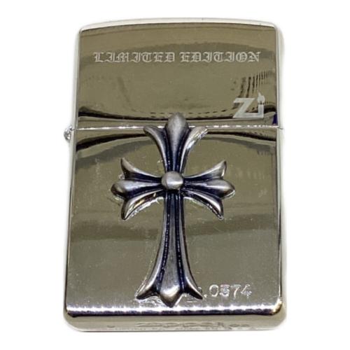 ZIPPO (ジッポ) オイルライター 2002年製 クロスモチーフ