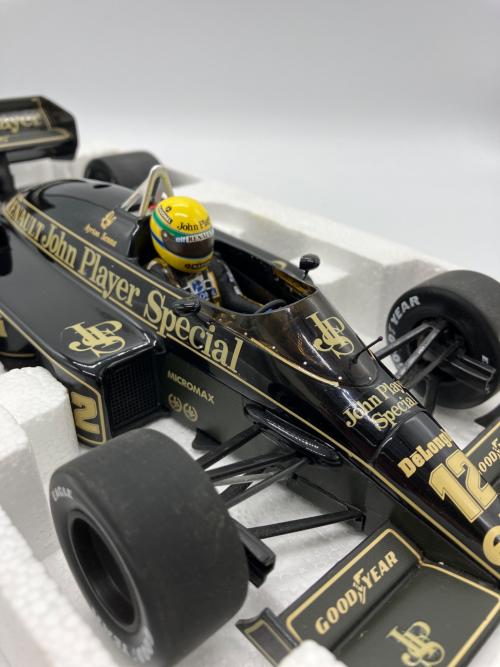 MINICHAMPS (ミニチャンプス) 1/18 ロータスルノー98T アイルトン・セナ モデルカー