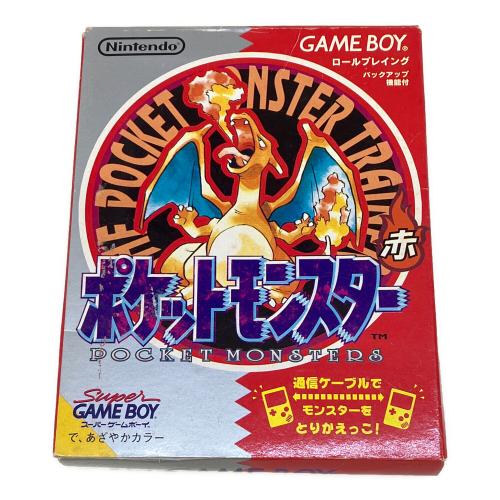 ポケットモンスター赤 ゲームボーイ用ソフト 起動確認済